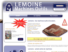 Tablet Screenshot of les-machines-outils.com